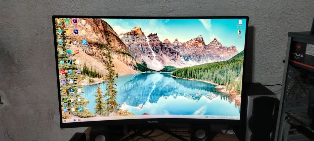Manitor Everel 27" FullHD Curved 200hz, HDMI+DP