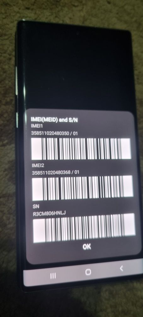 Телефон Samsung Not 10+ 5G