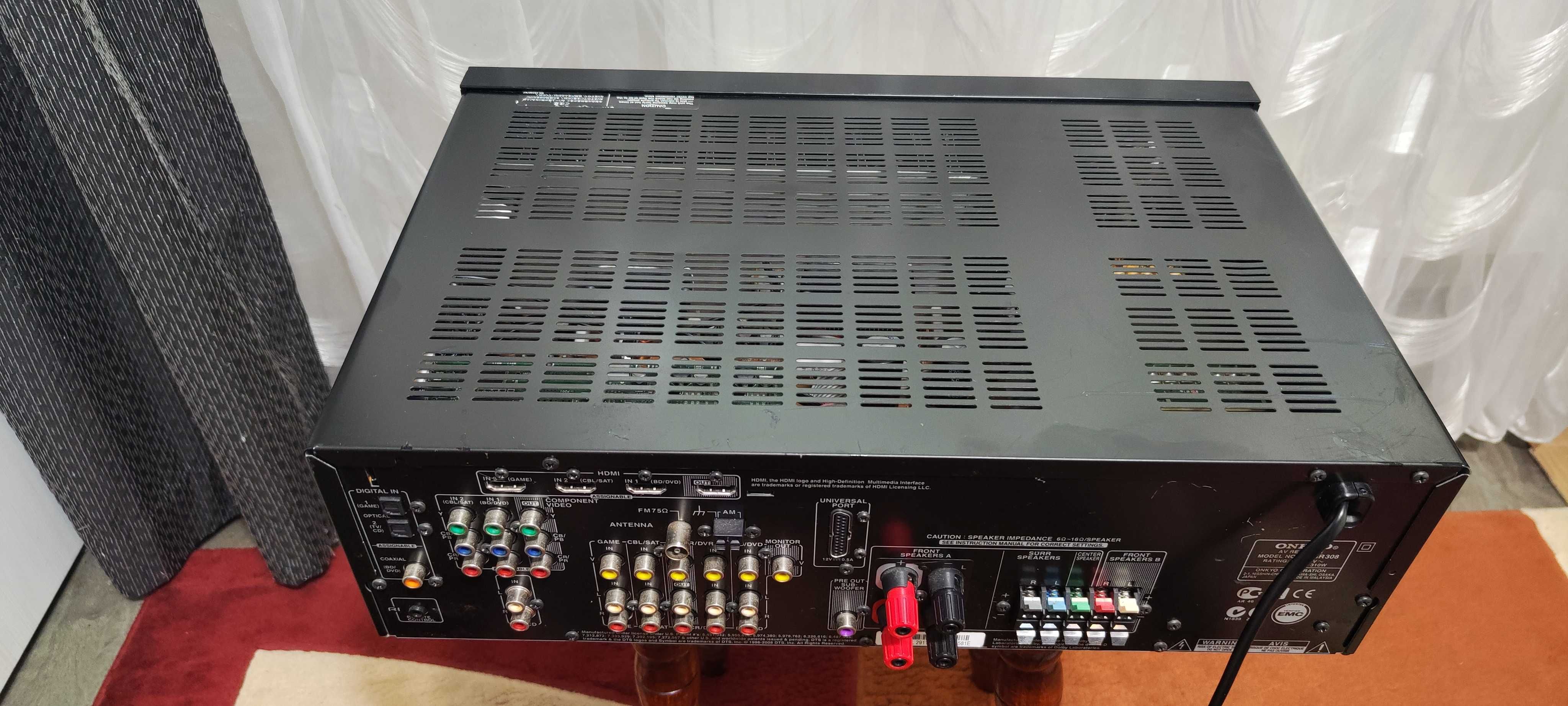 Amplificator Audio Onkyo TX-SR308 Statie Audio Amplituner Audio