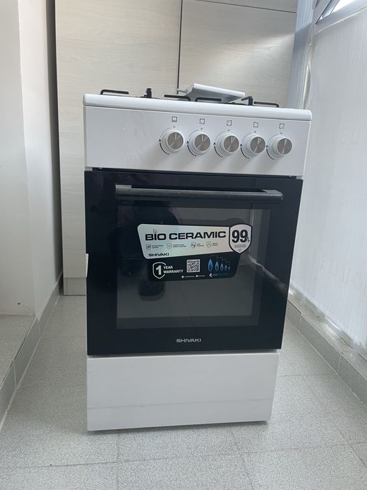 Газовая плита shivaki ottima 50g(новая)(+железная раковина бесплатно)