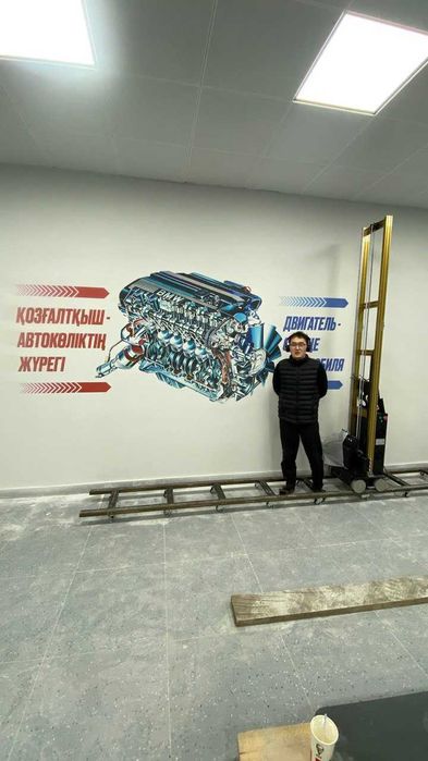 Настенный УФ-принтер из Японии — для идеальной печати на стенах!