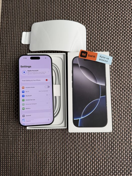 НОВ!iPhone 16 pro*ЛИЗИНГ*68лв/м Black айфон 16 про 128GB