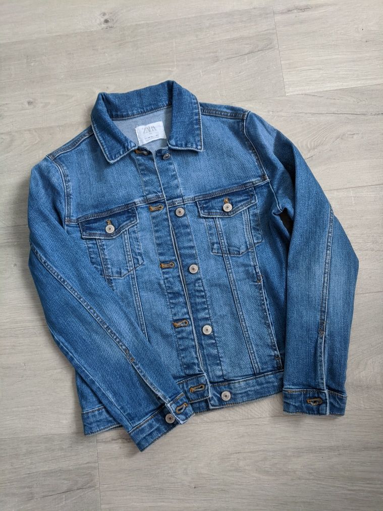 Jacheta denim Zara Kids, 13-14 ani, 158-164 cm