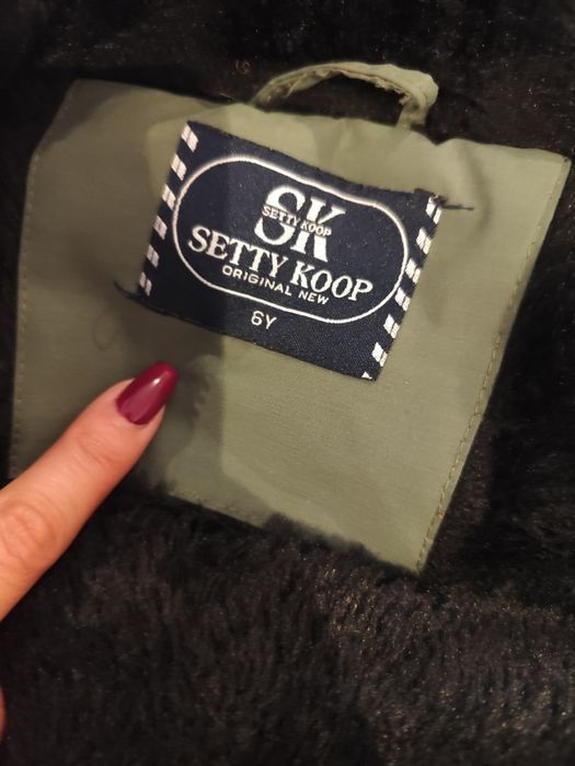 Geaca parka 6 ani îmblănită