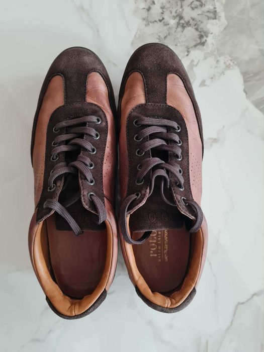 Мъжки оригинални кожени SNEAKERS Polo Ralph Lauren Handfod