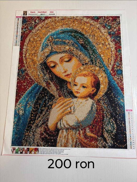 Pictura cu diamante 5 D . Cadoul. Perfect pentru cineva drag.