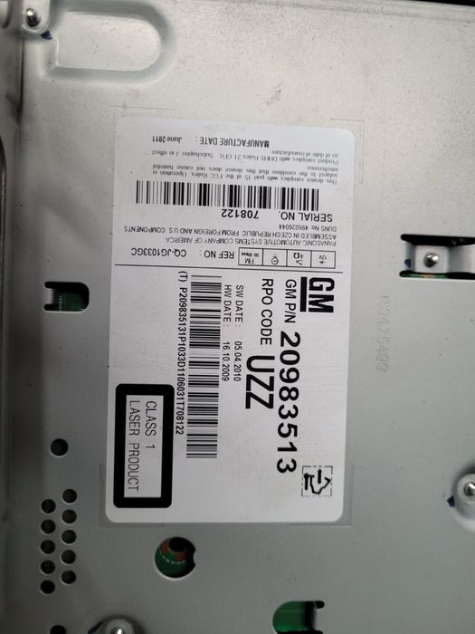 Управление радио CD Radio Player Opel Astra J