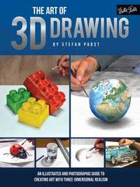 Super carte invatare desen Art of 3D drawing tridimensional