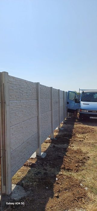 Gard de beton  250   lacra  cu montaji si trasport