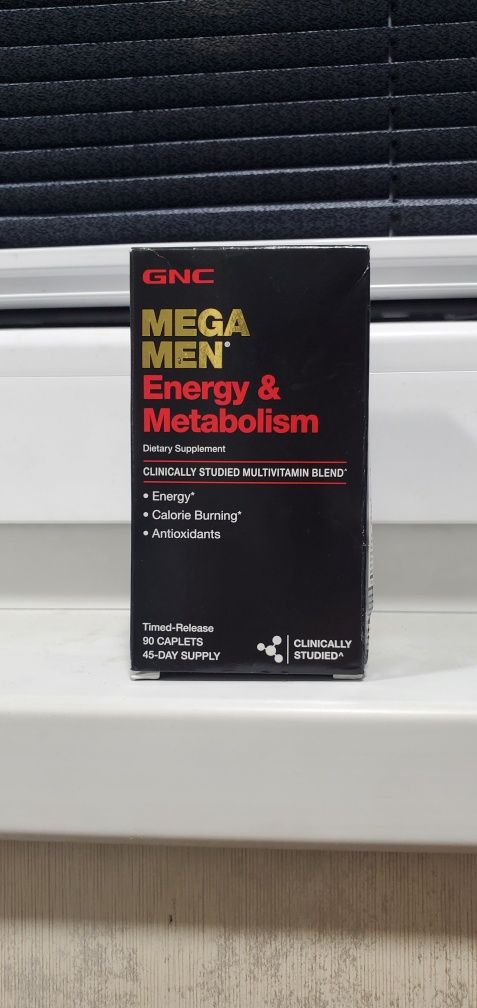 GNC Mega Men Energy&Metabolism витамин