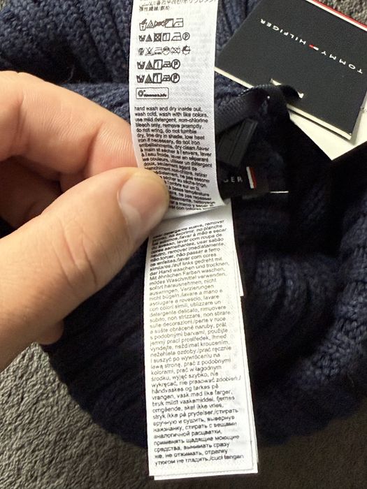 Tommy Hilfiger Monotype patch caciula unisex bleumarin marime OS noua