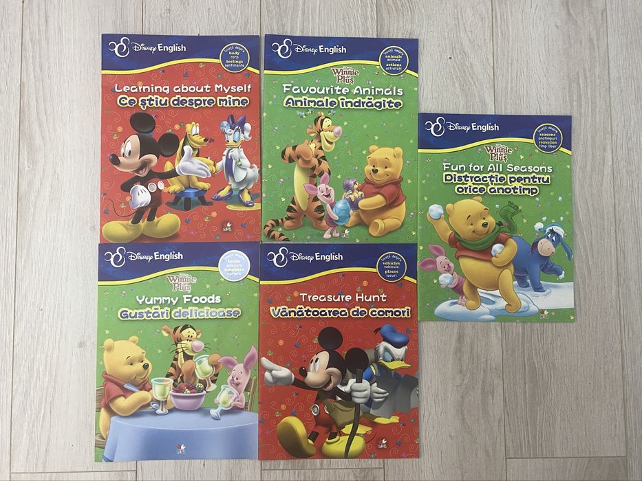 Set 5 carti Disney English -noi