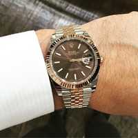 Rolex DateJust 41mm Silver Rose 126331