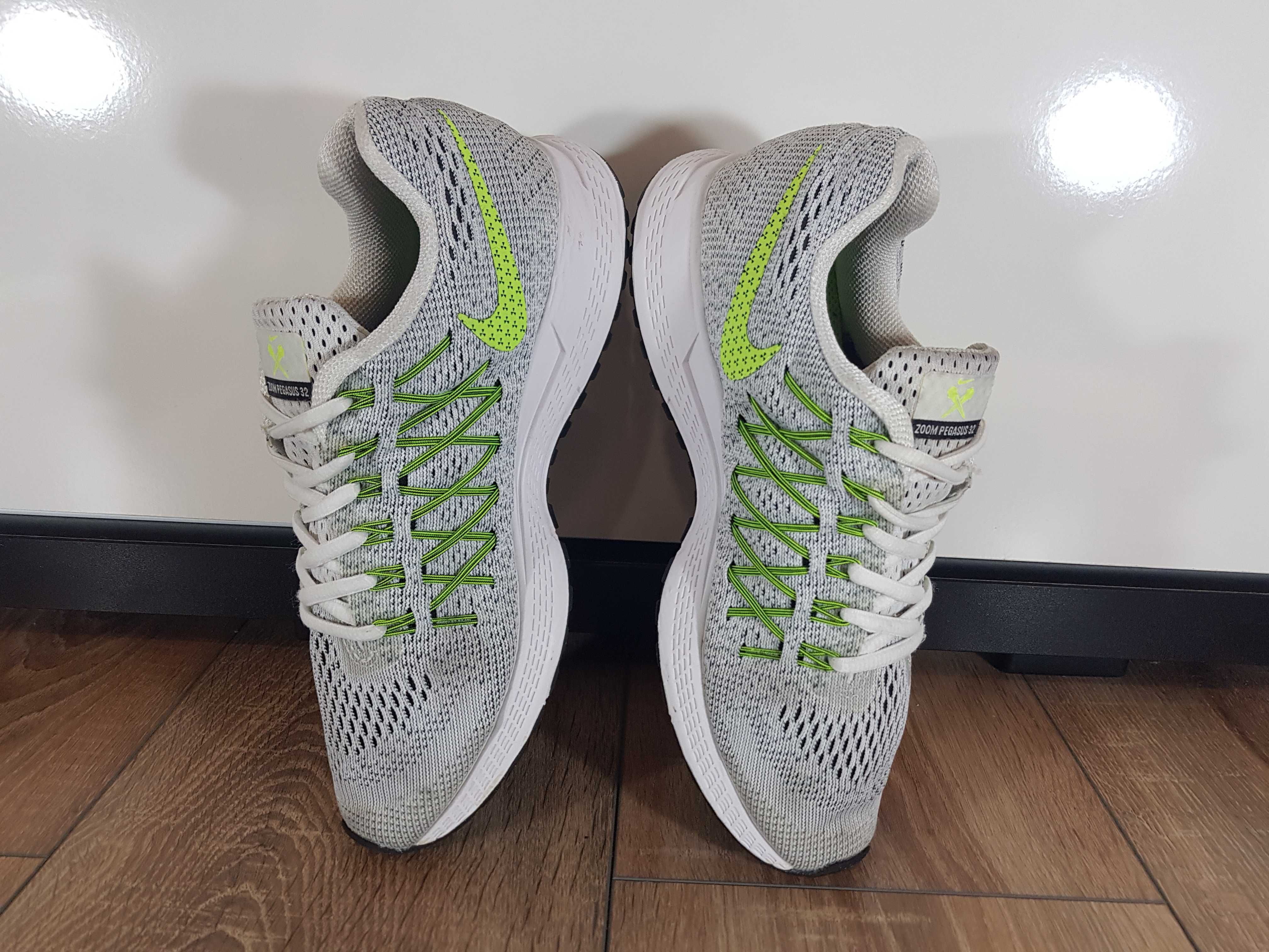 Adidași Nike Air Zoom Pegasus 32 Gri & Verde Unisex-38