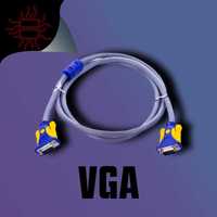 Качественные кабели VGA 1,5м/3м/5м/10м (шнур для монитора, проектора)