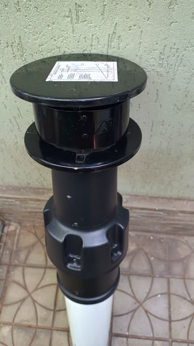 Terminal evacuare gaze arse,100/150,nou.