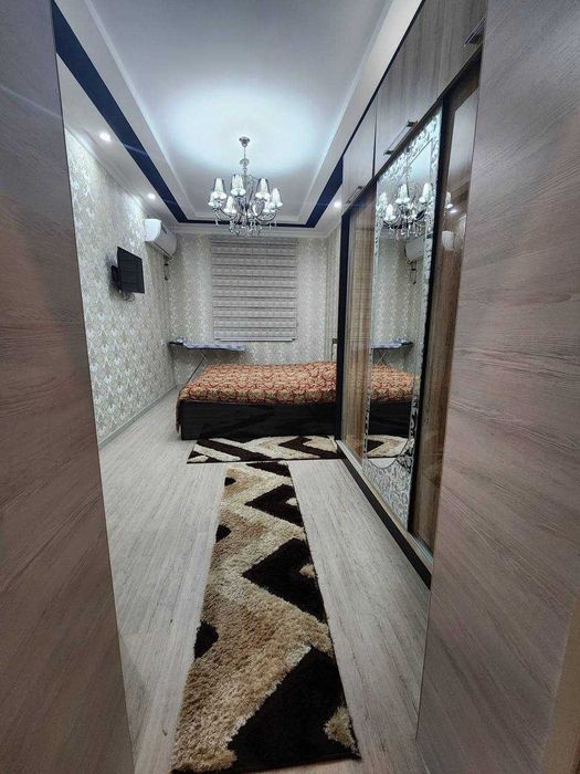 2 хоналик килинган 1 этаж янги кирпичный дом, 6 мкр ,32-мактаб