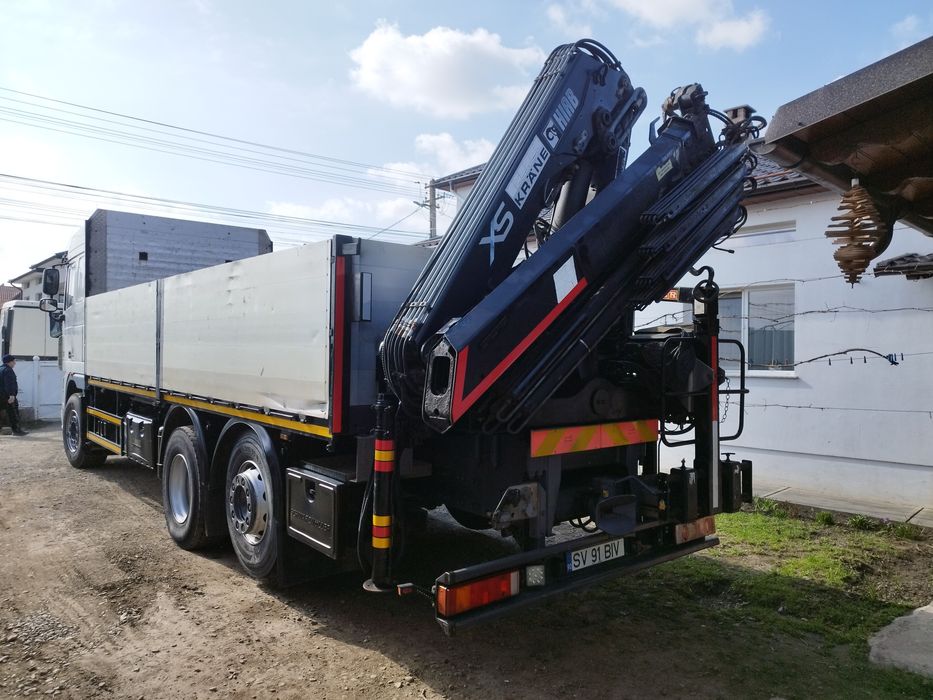 Vând Daf XF105 cu macara sau schimb cu utilaje!