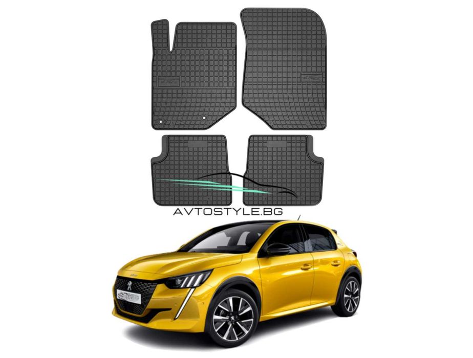 Гумени стелки за Peugeot 208 след 2019 г., Frogum - El Toro
