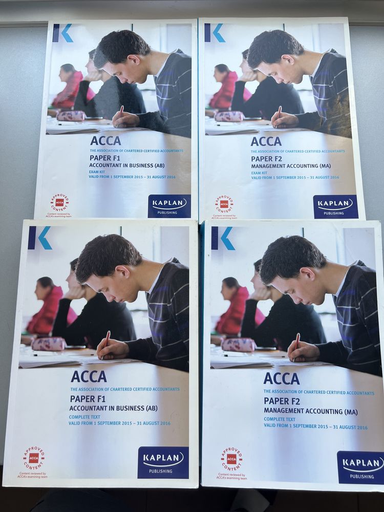 ACCA Kaplan F1/F2 Complete text+Exam kit