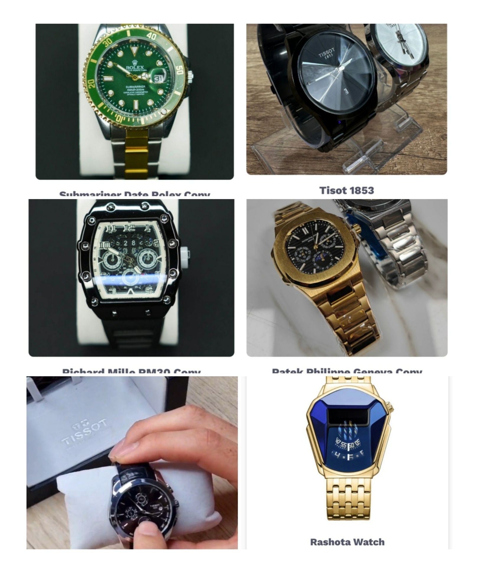 Rolex submariner Richard mille Tissot omega uzb bo'ylab yetkazb berish