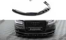Prelungire splitter bara fata Audi A8 D4 Facelift 2013-2017 v2 Maxton