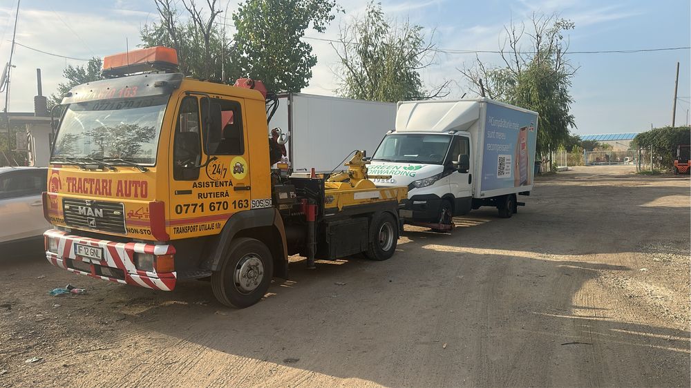 Tractari auto platforma auto Non Stop Bucuresti Ilfov Vulcanizare