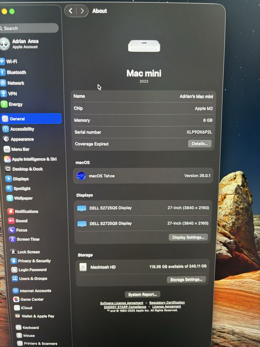 Mac mini m2 impecabil + Hub Satechi +SSD 1 TB