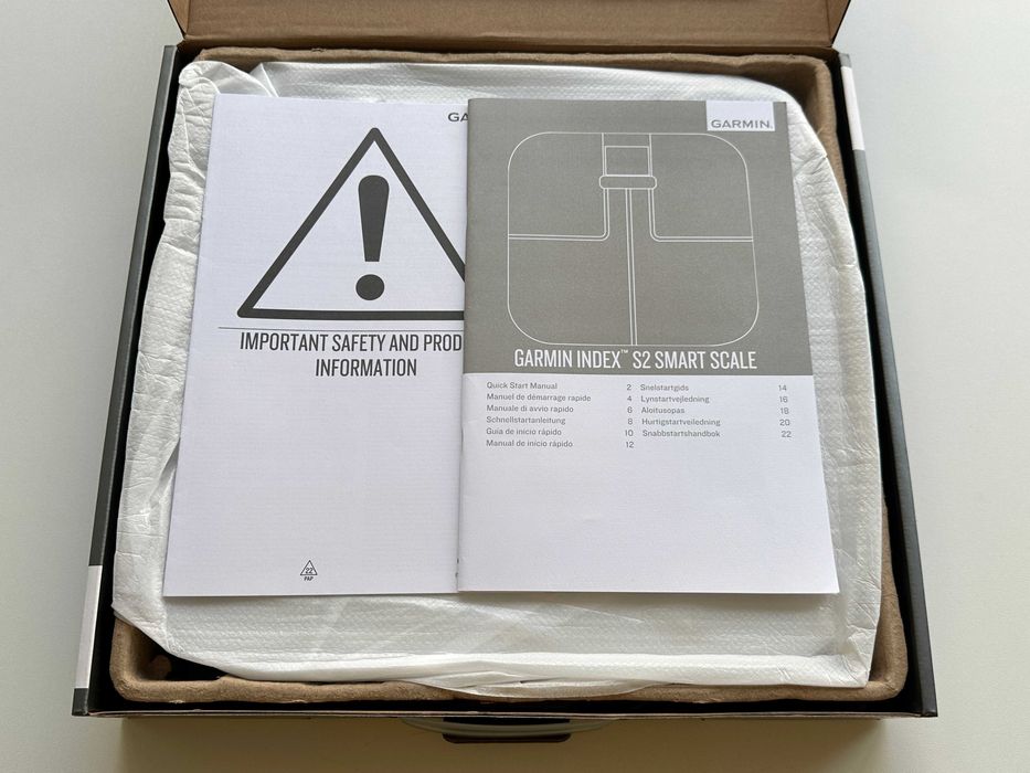 Garmin Index S2 Smart Scale дигитален кантар с безжична свързаност
