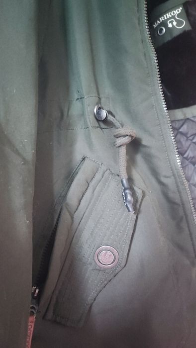 MARIKOO дамска парка ,цвят зелен