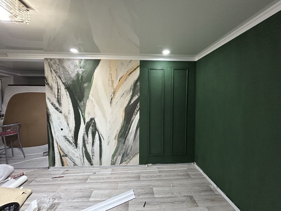 Поклейка обоев Качественно и быстро