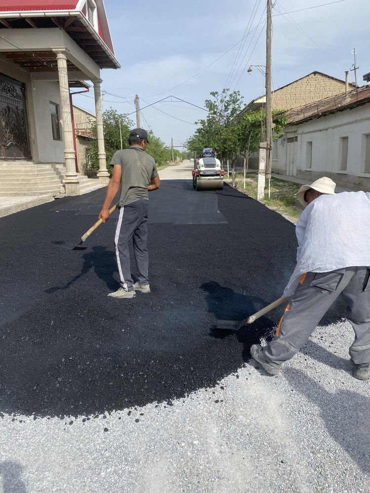 Махаллаларни Асвалт килиш хизмати