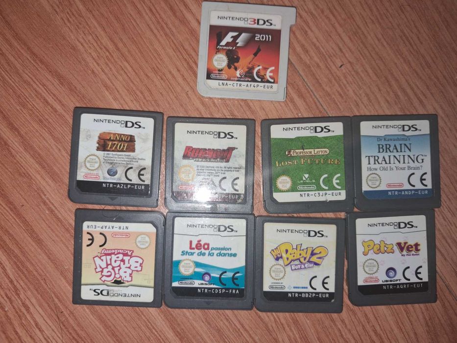 Colectie Nintendo DS/3DS Burnout,F1,Profesor Layton