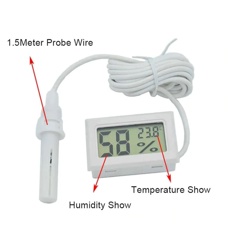Termometru digital cu indicator de umiditate