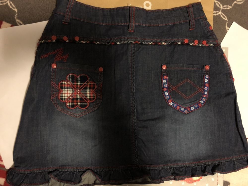 Fusta Jeans Missing Johnny (Spania) marime XS (echivalent 36)