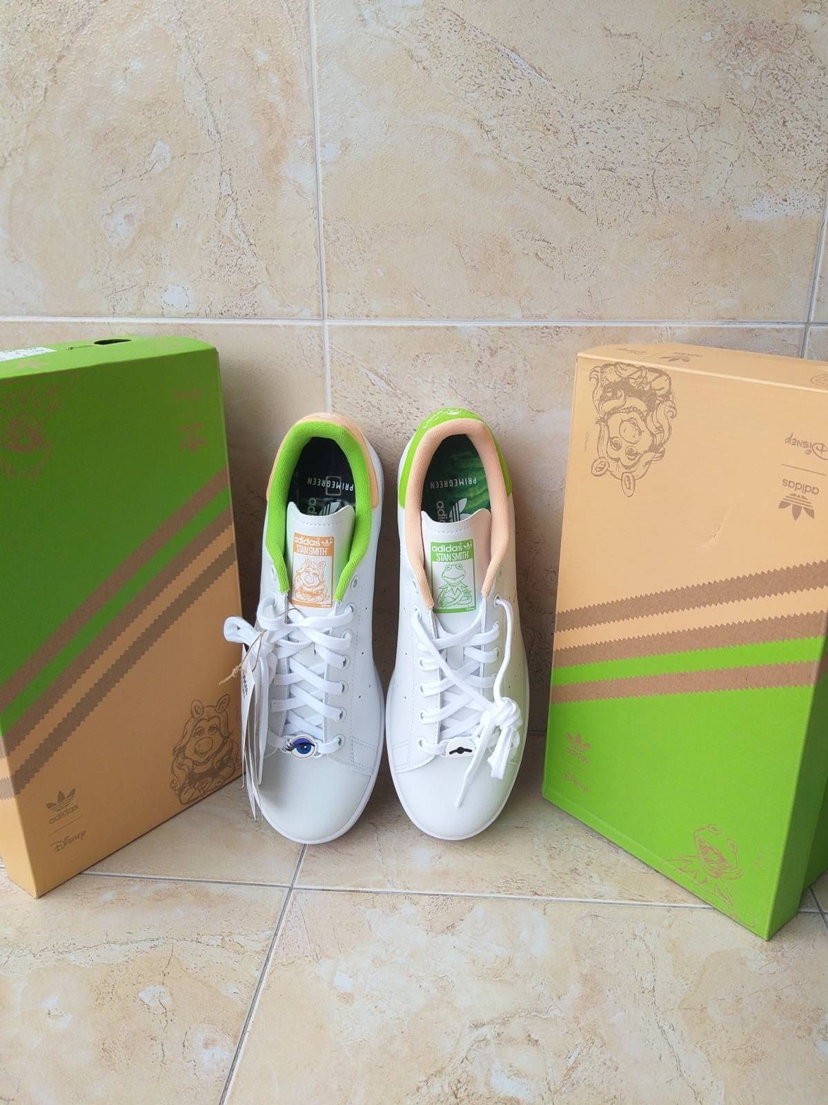 Adidas Stan Smith Miss Piggy & Kermit-мъжки кецове НОВИ С42/43/44