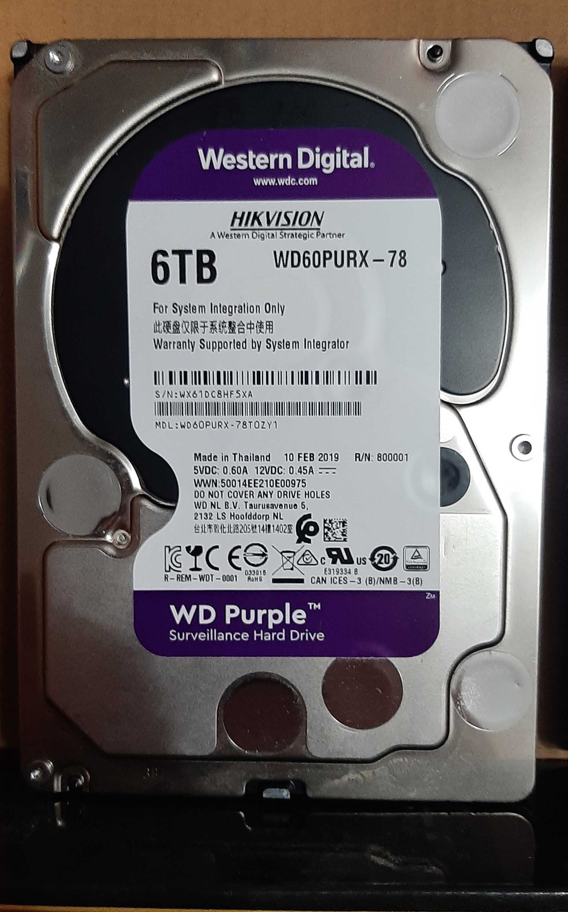 Продаю WD Purpple Hikvision . Hard-disk Винчестер Винт