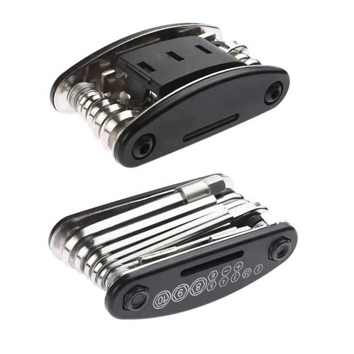 Multitool 16 in 1 kit reparatii bicicleta cheie imbus multifunctional