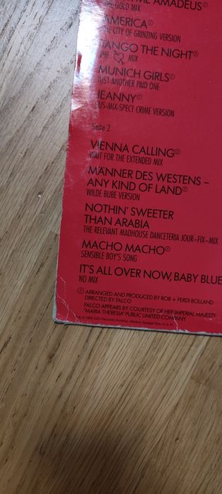 Album vinil Falco 3 vintage