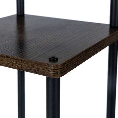 Suport flori RUHHY, 5 etaje, 107 cm, metal + MDF, capacitate 75 kg