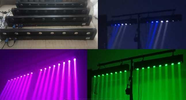 Moving Bara LED 8 x 12 w RGBW Lumini DJ Dmx