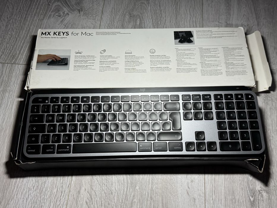 Tastatura wireless Logitech MX keys Mac Bluetooth noua garantie Flanco