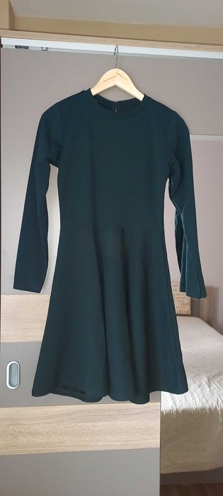 Елегантна рокля в зелено, размер S/M