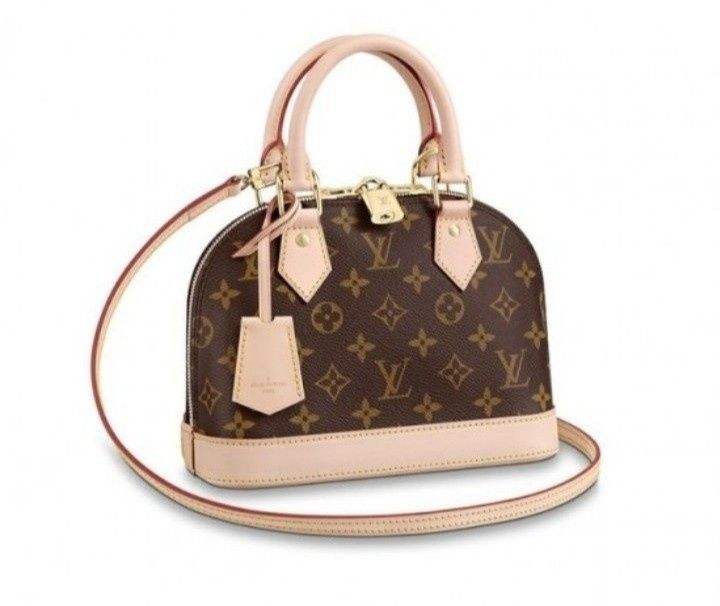 Geanta mini Louis Vuitton Alma,curea detasabila,Franta,saculet,etichet