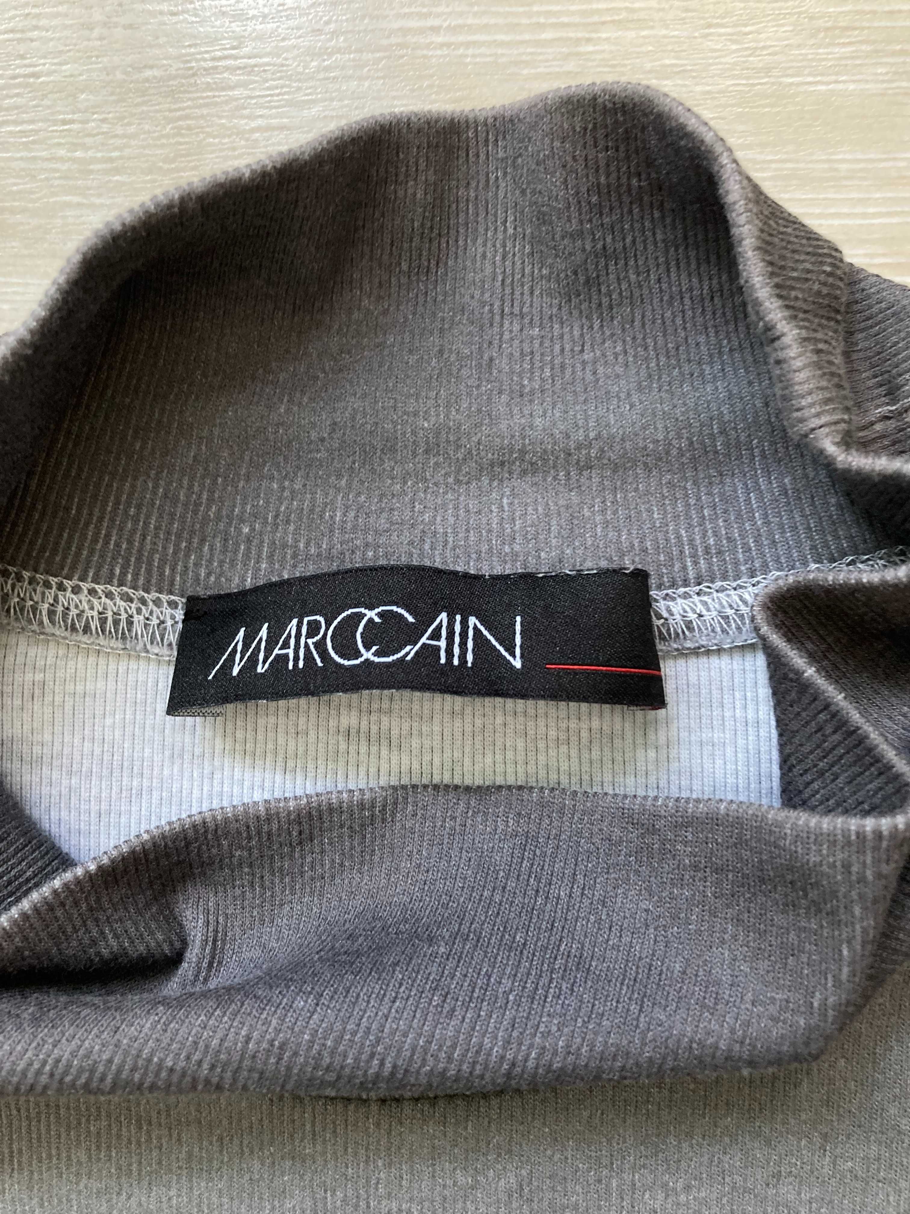 Marc Cain сива рокля от памук и еластан размер L - XL