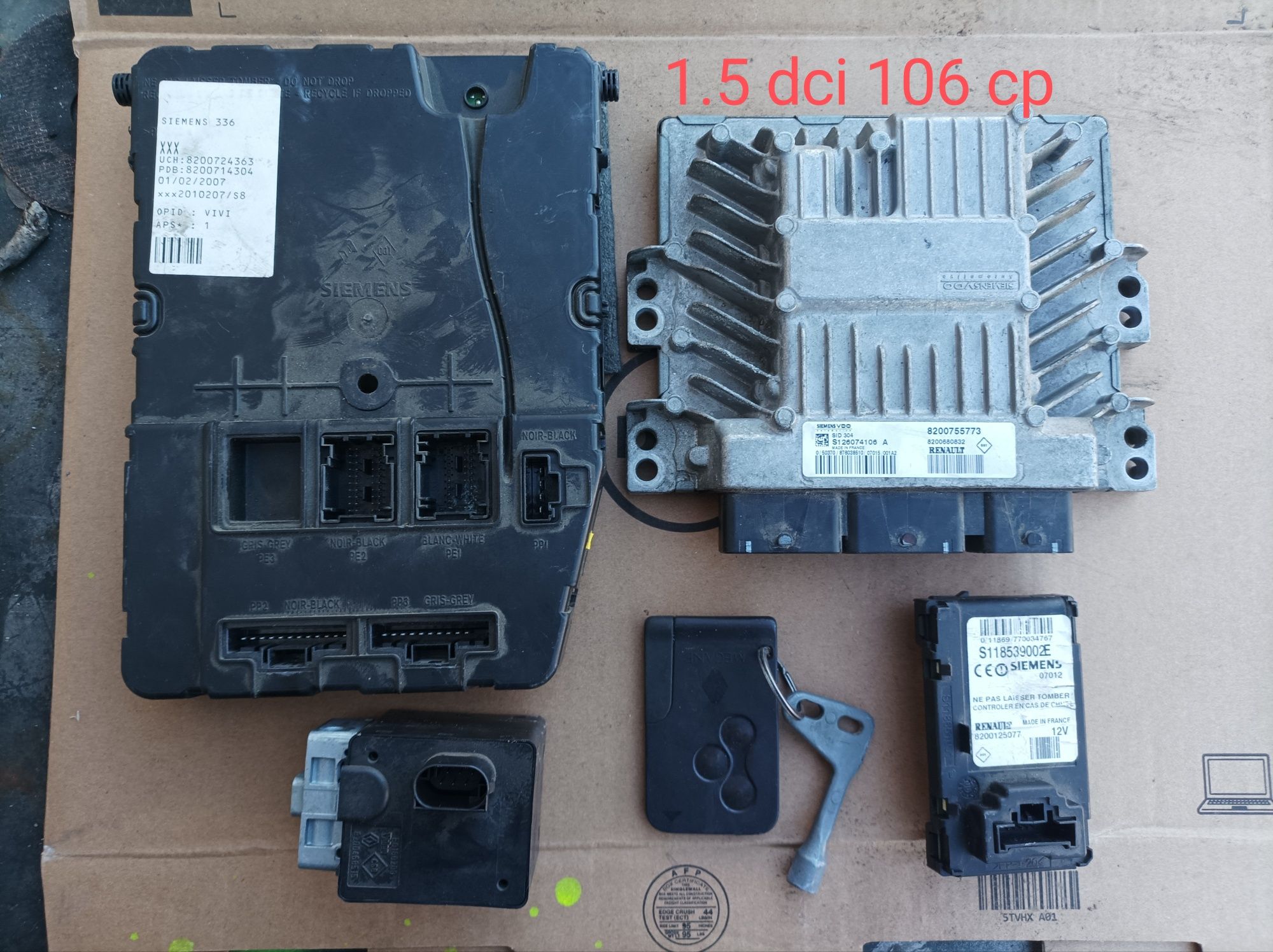 Kit pornire complet 1.5 dci 78 kw 106 cp euro 4 Renault Megane 2