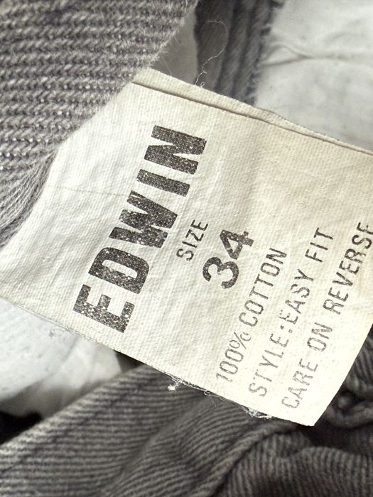 Blugi EDWIN Vintage Gri Barbati | Marime 34 x 32 (Talie 82 cm)