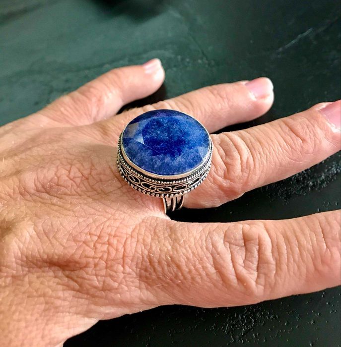 Inel Argint 925 cu Piatra Semipretioasa Safir