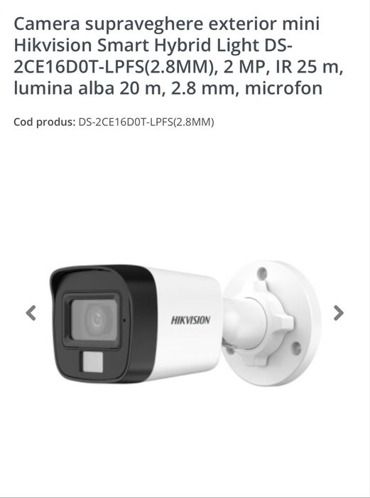 Instalari camere de supraveghere