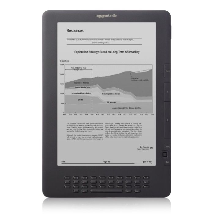 Электронная читалка Amazon Kindle DX с диагональю 9.7 дюймов